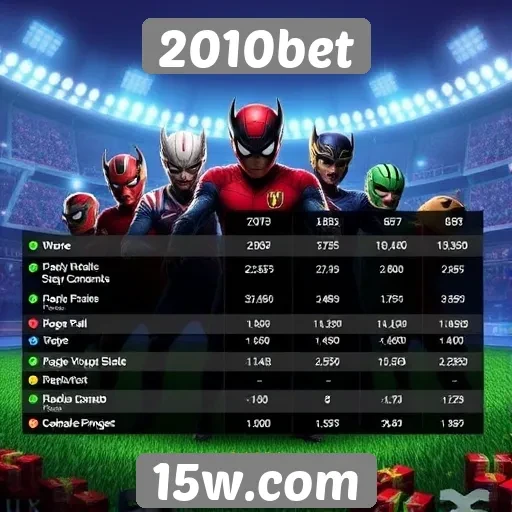 Comparação da 2010bet com concorrentes no mercado de jogos